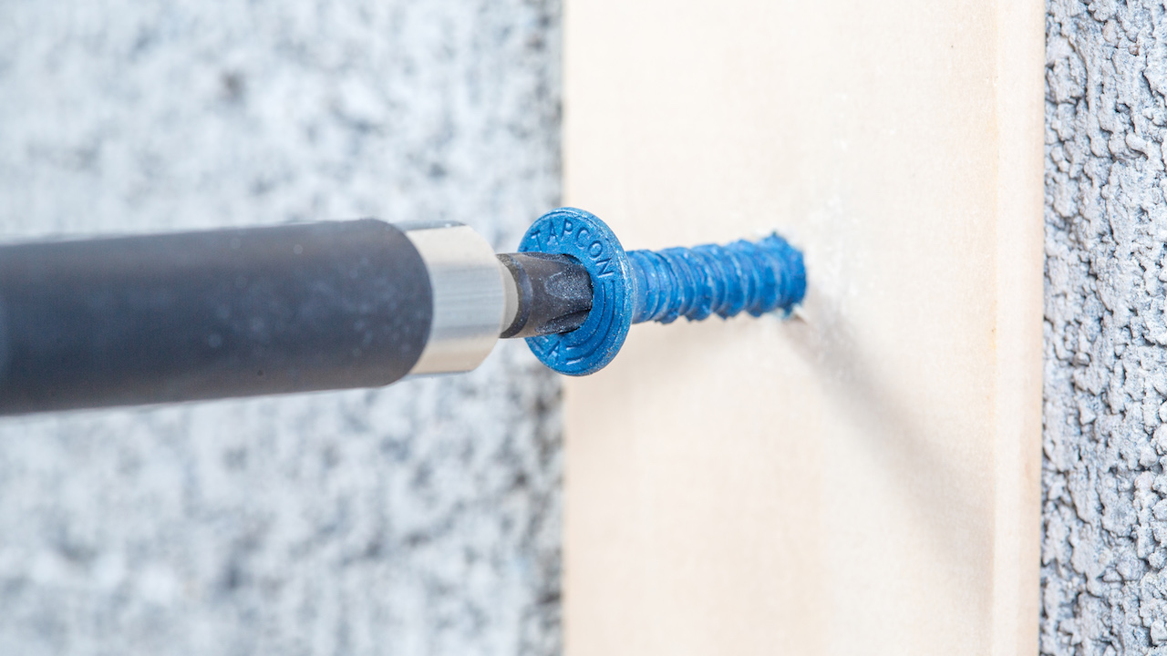 Tapcon concrete screw anchors