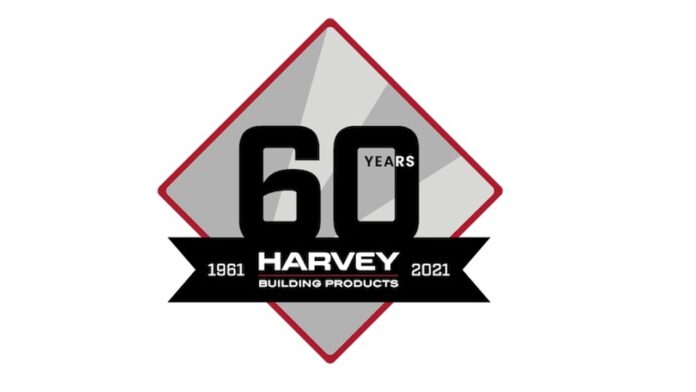 Harvey Building Products anniversary horizontal