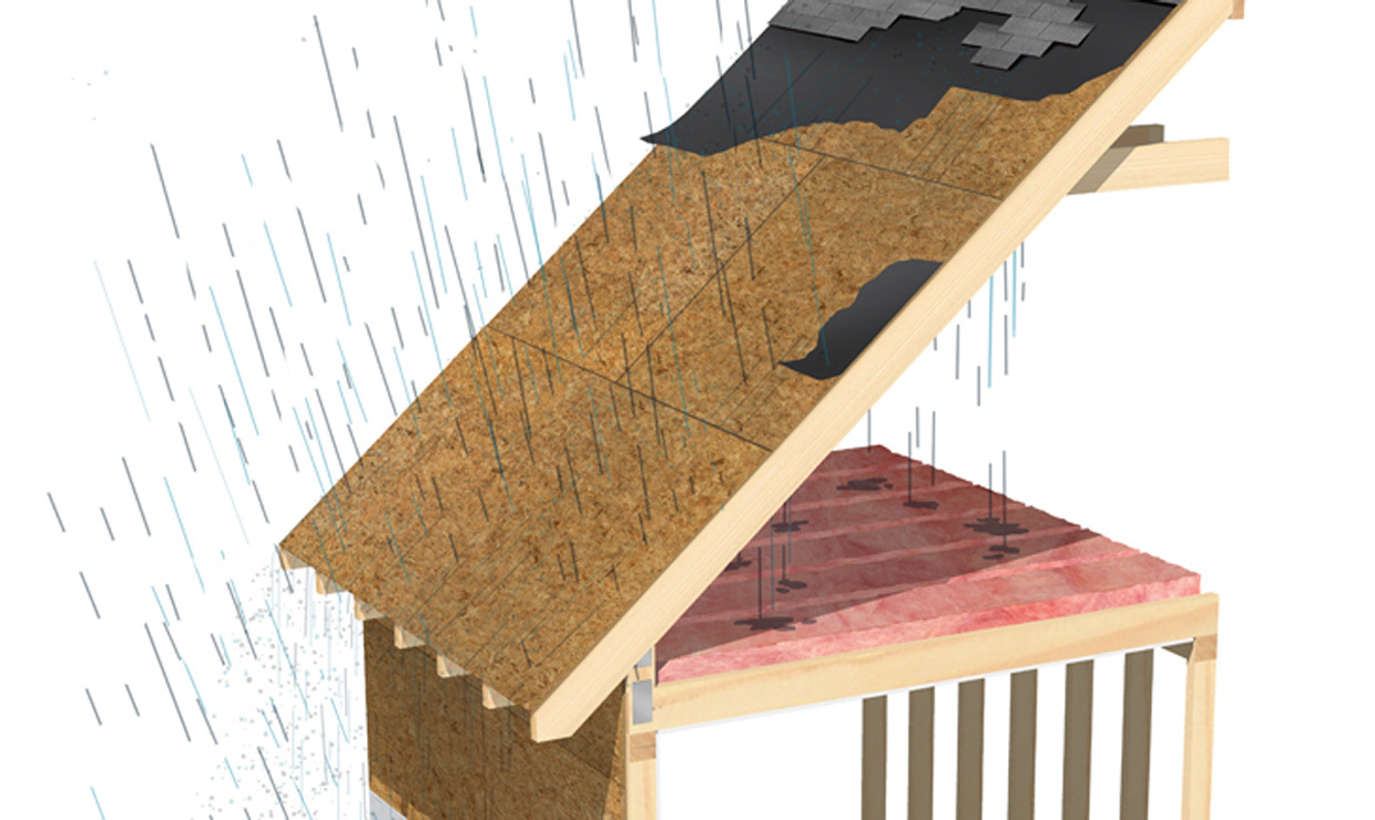 Typical roof assembly.
