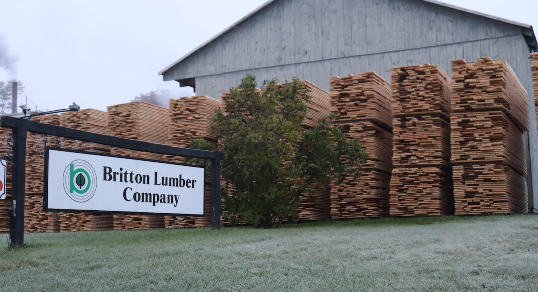 Britton Lumber to expand sawmill operations