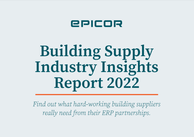 White Paper Building Supply Industry Insights Report 2022