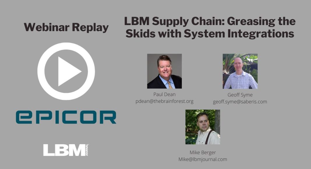 inar Replay LBM Supply Chain Greasing the Skids with System