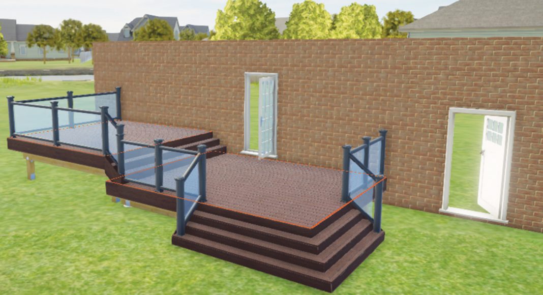 Simplified bamboo deck building
