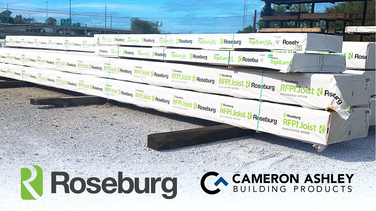 Cameron Ashley partners with Roseburg Forest Products for distribution in Louisiana