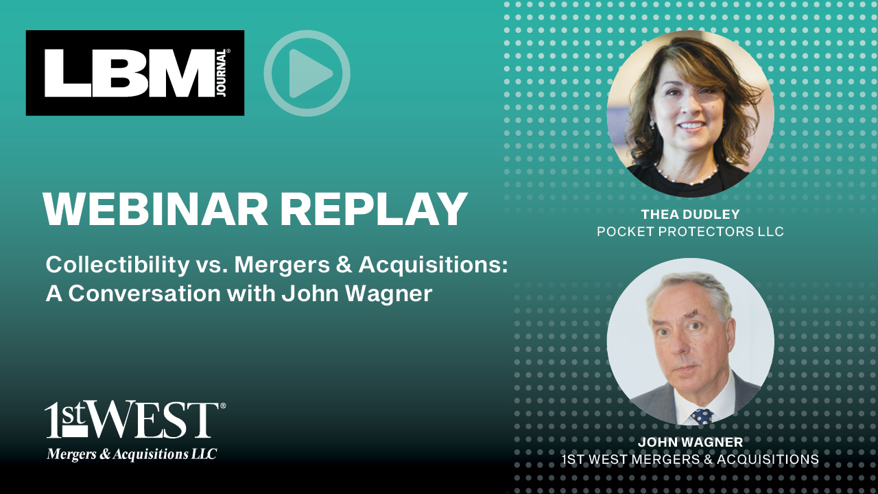 Collectibility vs. Mergers & Acquisitions A Conversation with John Wagner