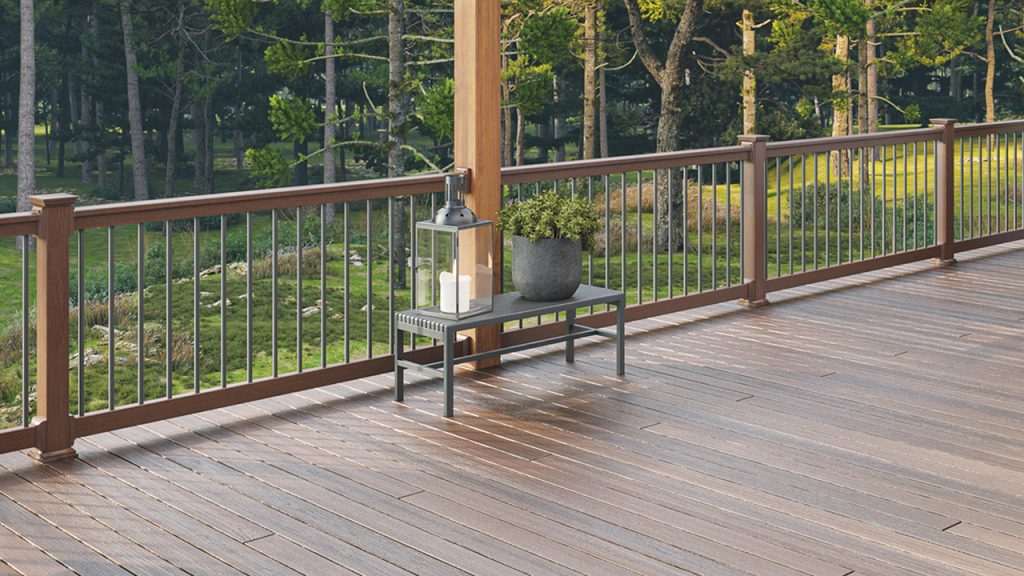 Envision V310 wood-look railing