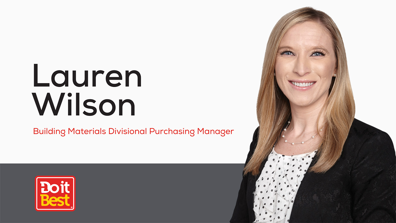 Do it Best names Lauren Wilson as Building Materials Divisional 